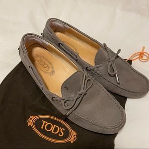 Grey tods loafers 39